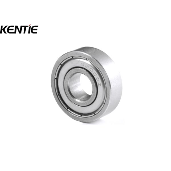 SS 304 Closed 6000ZZ Single Row Deep Groove Ball Bearing Compact Structure