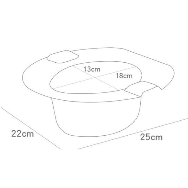 Foldable Baby Toilet Seat Potty Trainer in Pink/White/Blue EN-71 Certified Eco friendly