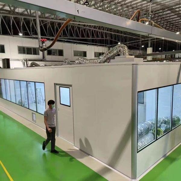Modular Cleanroom System with HEPA Filter Customized Size and PVC Anti-static Floor