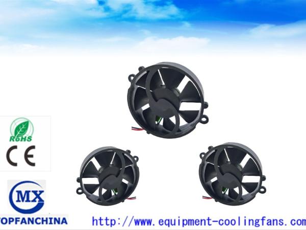 Super Mini Round IP57 DC Axial Fans / Laptop Cooling Fans High Speed