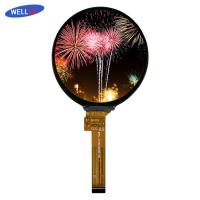 1,6 polegadas LCD circular indicam a configuração da cor da listra vertical do RGB