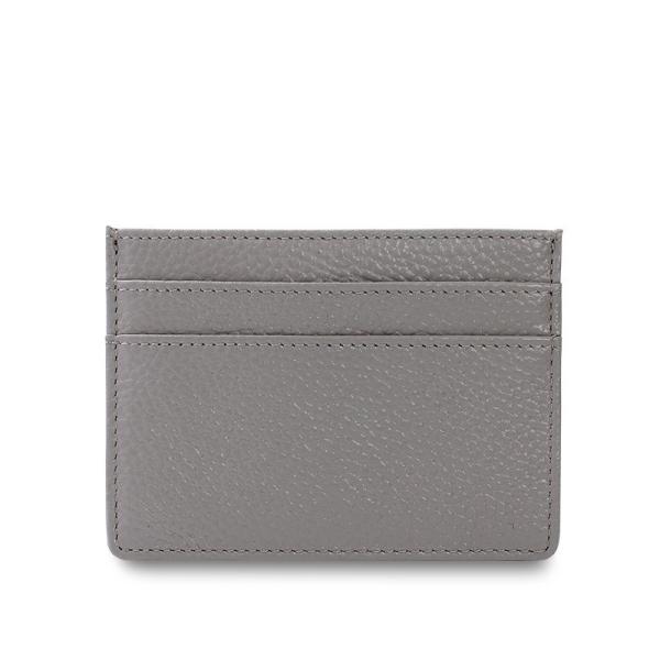 GENUINE LEATHER Slim Embossed Personalized Uv Print Monogrammed Credit Card Holder Wallet