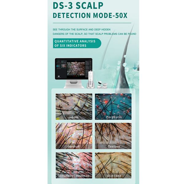 Hair And Scalp Analysis Machine , Skin Diagnosis Hair Analyzer Machine