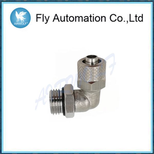 Штуцеров соединителей шарнирного соединения спринт локтя серебристых пневматических мужской 1541 серия