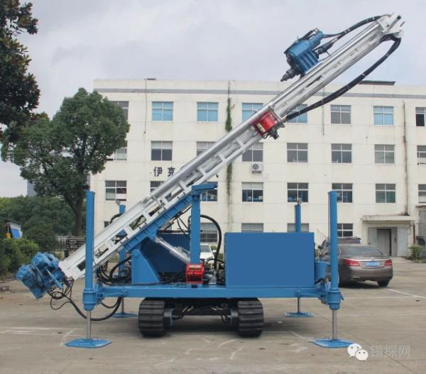 Durable Fully Hydraulic Water Well Drilling Equipment 7m Stroke Larger Cylinders
