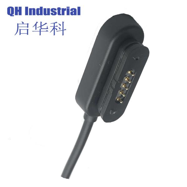 5Pin Ukraine Smart Home Applicaton Connector Magnetic Power Connector Pogo Pin Connector For Smart Watch