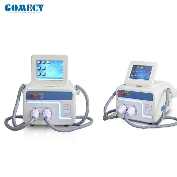 2 portáteis seguram a máquina da remoção do cabelo do laser de Elight IPL SHR
