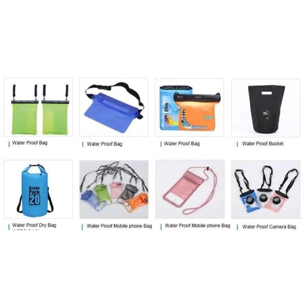 Fold Up Cosmetic Bag EVA Pouch OEM Promotional Heat Seal Sewing Zipper