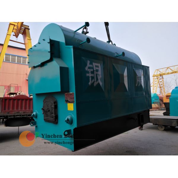 1 Ton Wood Biomass Fired Steam Boiler Alcohol Distillation Manual Operation