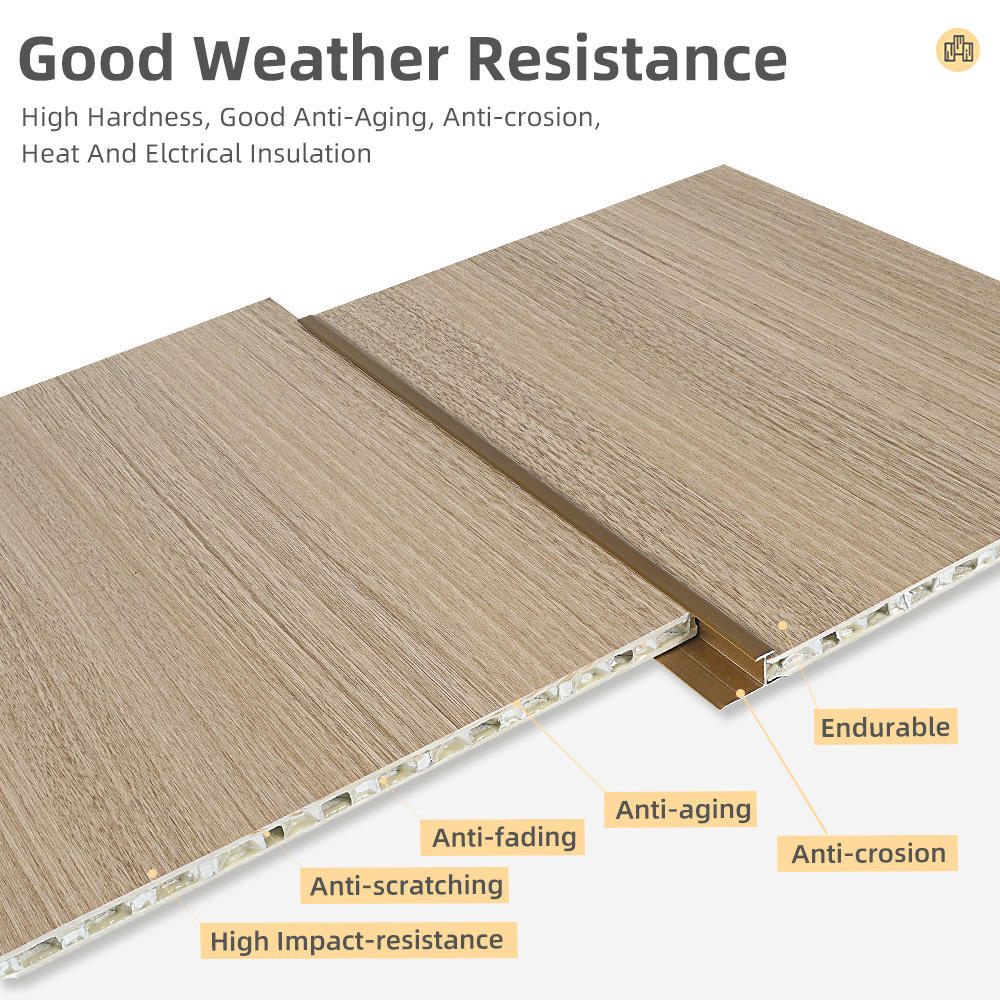 SPC Aluminium Honeycomb Panels Waterproof High Strength Wear Resistant for Bathroom Kitchen