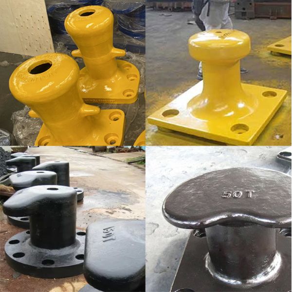 Low Maintenance Mooring Bollards Easy Installation Boat Bollard for Yacht Harbors