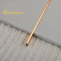La tuile d'acier inoxydable de PVD Rose 6mm équilibrent la norme de JIS pour le mur décoratif