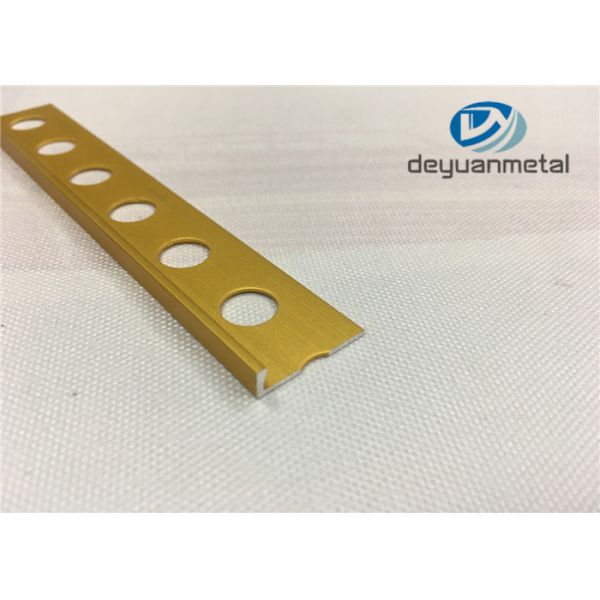 明るい金アルミニウム床の転移ストリップ2メートルの長さ1.0mmの厚さ