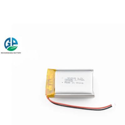 902535 750mah 3.7v литий полимерный аккумулятор в детских автомобилях