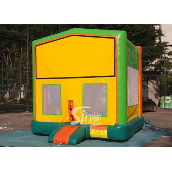 13x13 commercial inflatable module bounce house with various panels made of 18 OZ. PVC tarpaulin