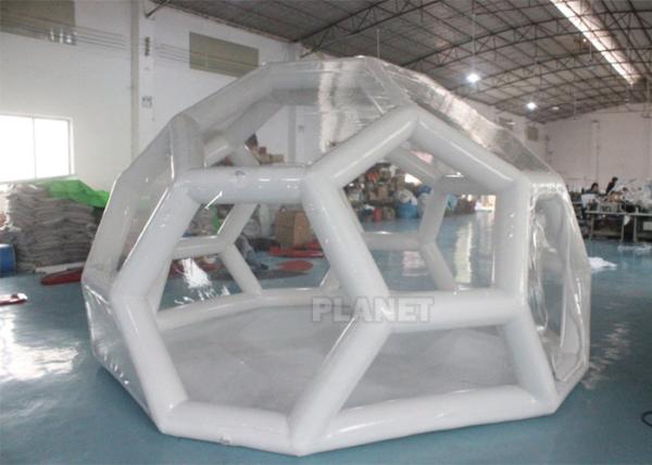 do alojamento inflável claro da bolha do iglu de Ubud do alojamento da selva da casa da bolha de 5M barraca inflável de acampamento da bolha da barraca do hotel do PVC