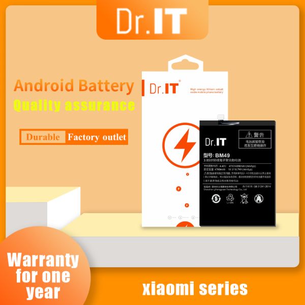 4850mAh Cell Phone Batteries Replacement Mi Max Battery Bm49 3.85V