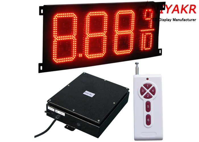 Газовая цена СИД дистанционного управления ИП65 подписывает Синьяге 5000 Кд/м2 цифров бензоколонки