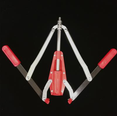 Heavy Duty Double Lever Wine Corker Red Color 970g With Metal Construction