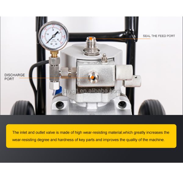 OEM 220vac Roof Spray Painting Equipment Latex Waterborne Color Paint Sprayer Device