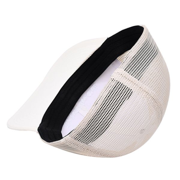 All Seasons 6 Panel Mesh Baseball Cap Classic Plain Gorras Mens Cotton Trucker Hat Embroidery Logo