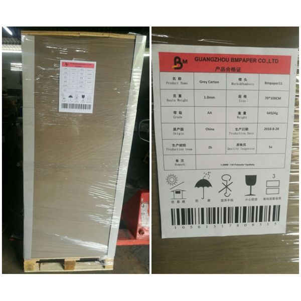 conseil stratifié favorable à l'environnement de Grey Chip d'épaisseur de 3.0mm