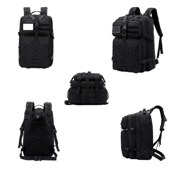 Sac à dos tactique imperméable à l' eau pour l' extérieur 45L Sac à dos Oxford pour la randonnée en montagne