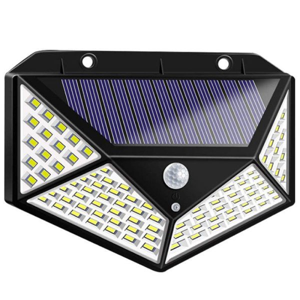 Ground Garden Lamp Solar Wall Light Sensor Led Flood Light with 65lm/w Luminous Efficiency