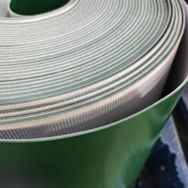 PVC Green Conveyor Belt for Food, Tobacco, and Logistics Industries