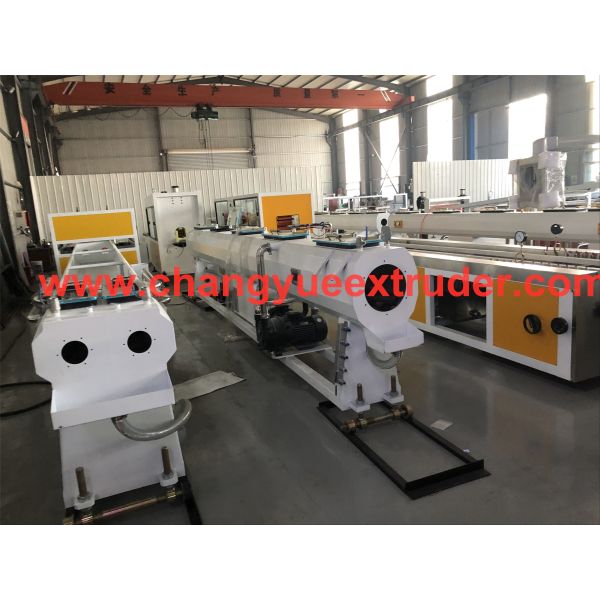 22 1 Screw L/D Ratio Plastic Dual Electric Conduit Pipe Making Machine for CPVC UPVC