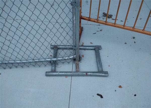 ASTM A392-06 Zinc Coating Temporary Chain Link Fence 2 ⅝x 2-5/8 x 11.5
