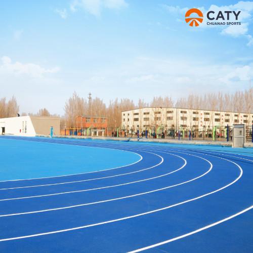 Sandwich Spray Coat EPDM Rubber Running Track For Running Rubber Track With Sports Track Installation