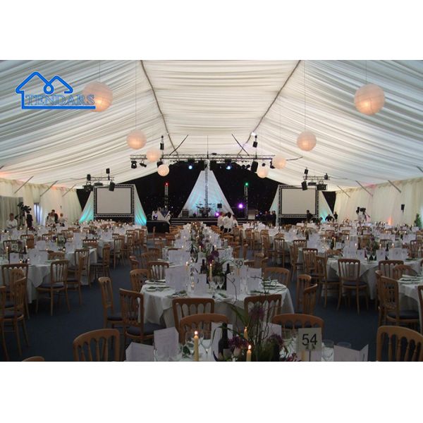 Custom Aluminium Golden Wedding Party Tent Accessories Chair With Cushion