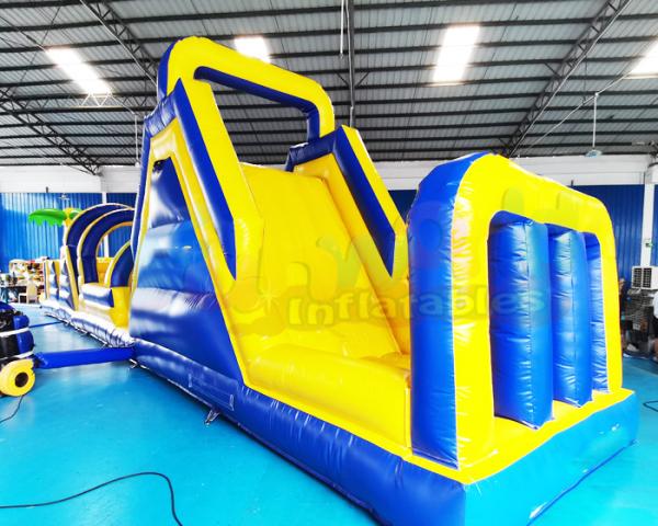 Enfants de 13.2X4.7X3M Inflatables Obstacle Course sautant la Chambre de rebond de château