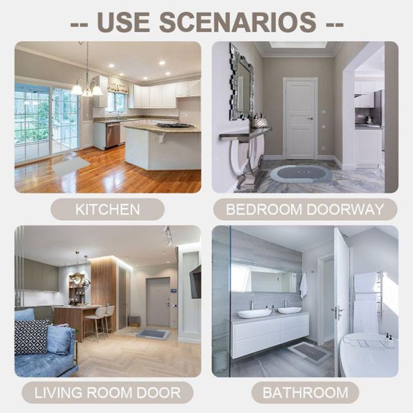 Водопоглощающая нескользящая ванная коврик для кухни и двери 40 * 60 см Классический дизайн стиль