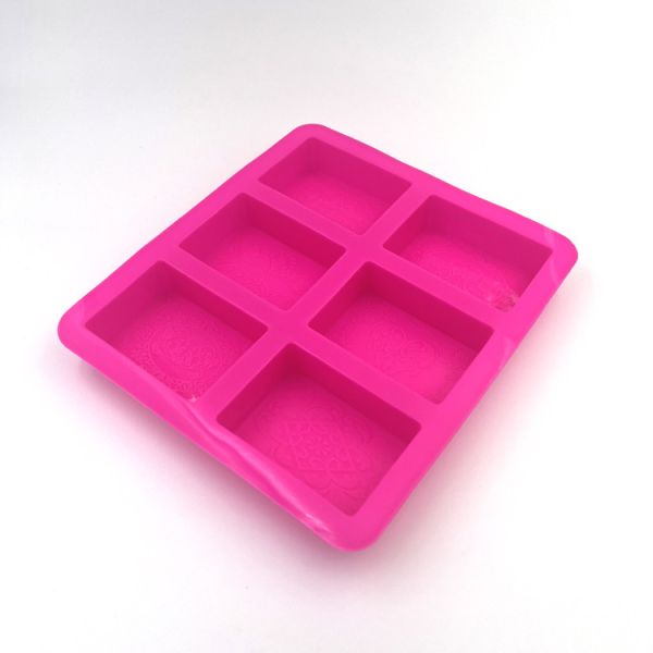 Portable Harmless Rectangle Soap Mould , Multipurpose Soap Molding Trays