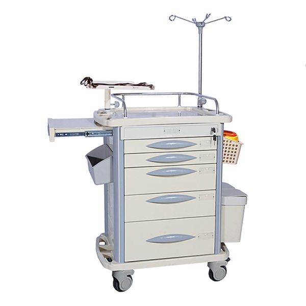 Hospital Abs Plastic Dressing Emergency Medicine Medical Trolley