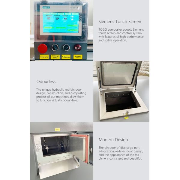 200KG Organic Garbage Waste Recycling Machine Microbial Decomposition