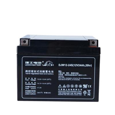 Leoch Battery Replacement DJW12-24s 12V24Ah Lead Acid Battery for Power Communication