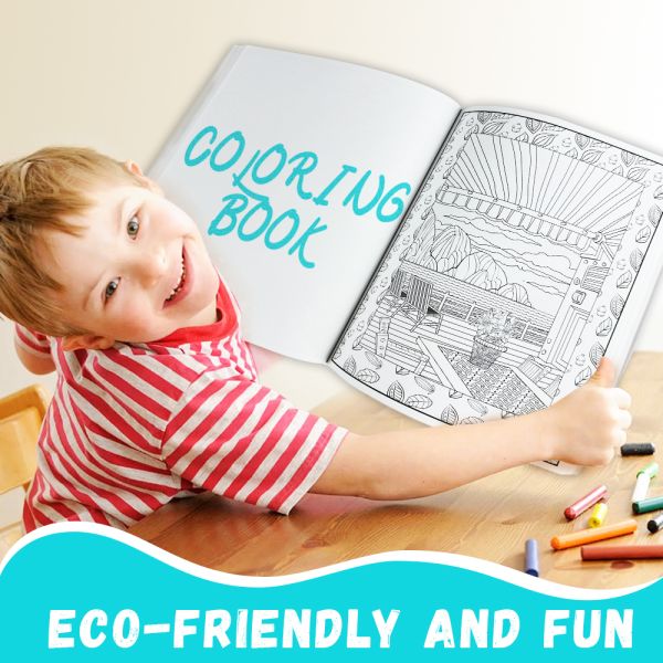 OEM Customizable Coloring Book Perfect Binding Pattern Coloring Books For Kid / Adult