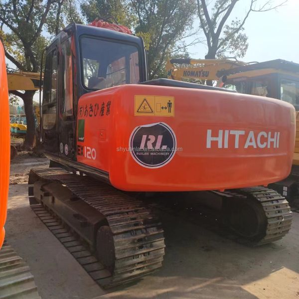 Excavatrice 12T Hitachi EX120 adaptée à diverses applications et projets