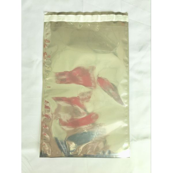 Aluminum Foil Yin And Yang Self Adhesive Plastic Bags With Ziplock For Packing Clothes