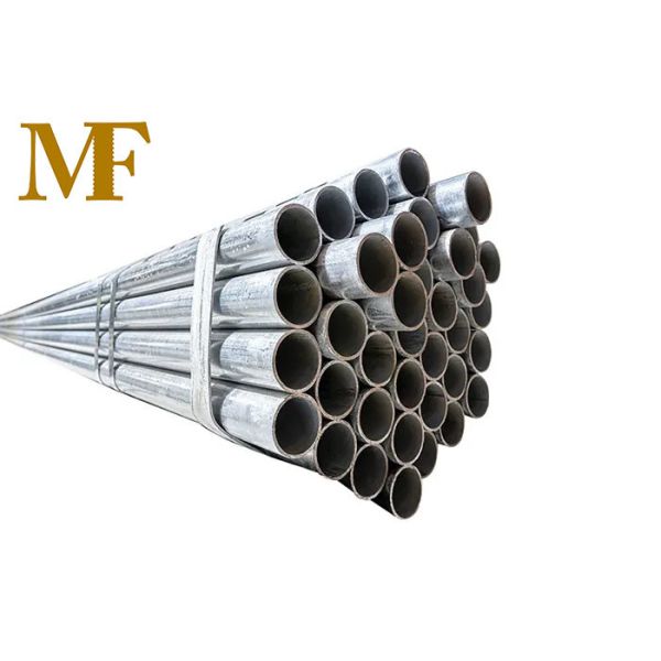 ASTM Galvanized Steel Pipe 1/2Inch 3/4Inch ERW Tube For Construction