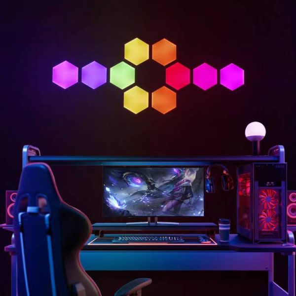 Google Assistant Compatible Gaming Light with Adjustable Brightness and Voice Control