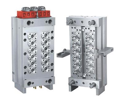 Hot Runner Valve Gate PET Preform Mould 24 Cavity For Hot Filling Juice Preform Mould