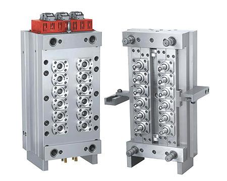 Hot Runner Valve Gate PET Preform Mould 24 Cavity For Hot Filling Juice Preform Mould