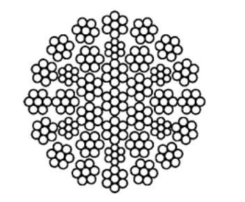 35W×7 22mm Anti Rotation Wire Rope Industrial Tire 35 Strands