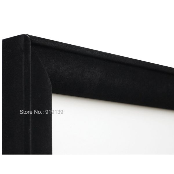 Hot Selling 140Inch Flat Fixed Frame Wall Mount Projection Screen 16:9 For Cinema Room