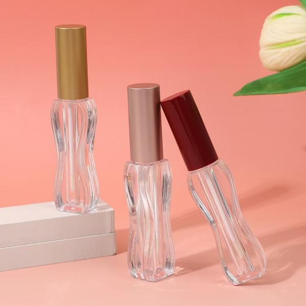 Logo d'impression à écran 5 ml Tube plastique à lèvres glacées pour tous les types de peau