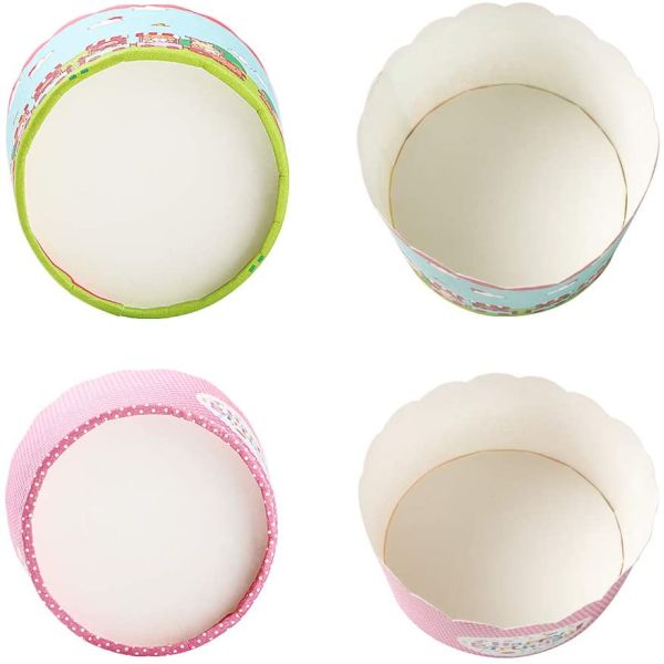 Round Household Oven Birthday Paper Cupcake Baking Cups
